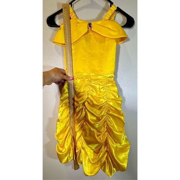 JerrisApparel Beauty & The Beast Princess  Off Shoulder Toddler Girls Costume 5T - Picture 6 of 9